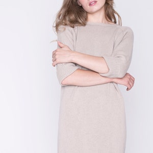 Cashmere Sweater Dress for Woman - Super soft short Sweater