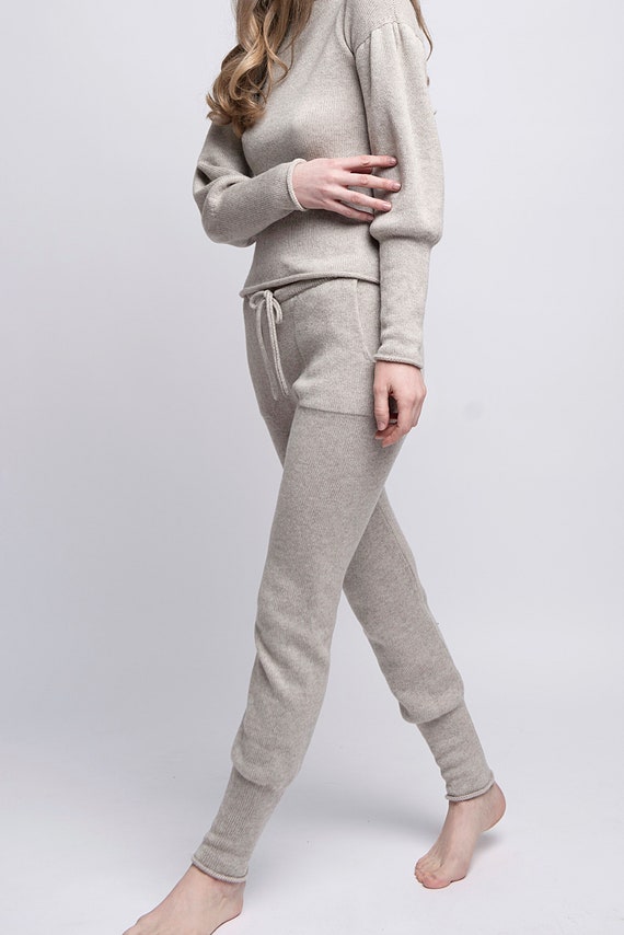 Women Knitted Yoga Pants for Workout 