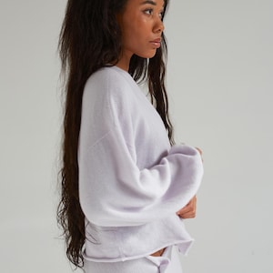 Pure Cashmere short Cardigan for Women -  Knit Unique Jacket, Bolero