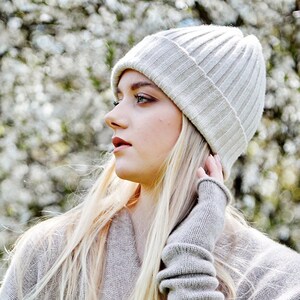 Slouchy Beanie Women, Hand Knit Hat, Slouchy Beanie, Knit Hat, Slouchy Hat, Cashmere, Beanie Hat, Knitted Hat, Valentines Day Gift For Her