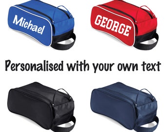 personalised walking boot bag