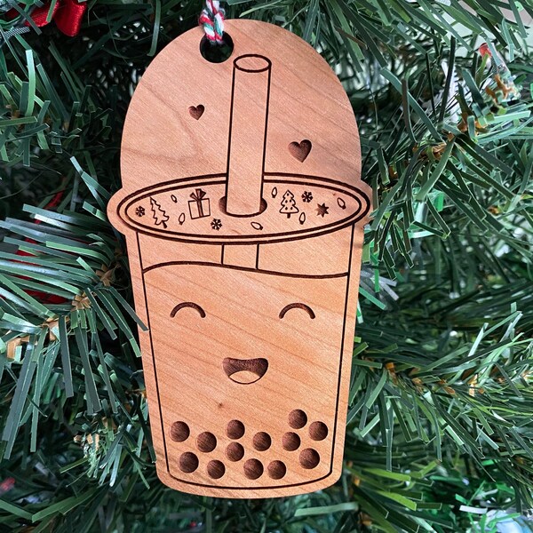 Boba Tea Ornament Etsy