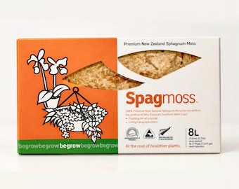 New Zealand Premium Sphagnum Moss 100 gram brick