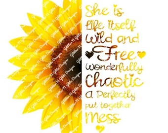 Download Wild Sunflower Svg Etsy
