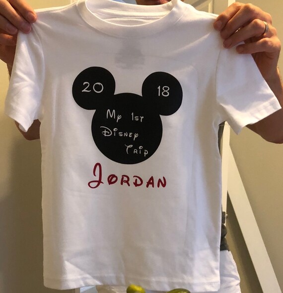 my first disney trip shirt boy