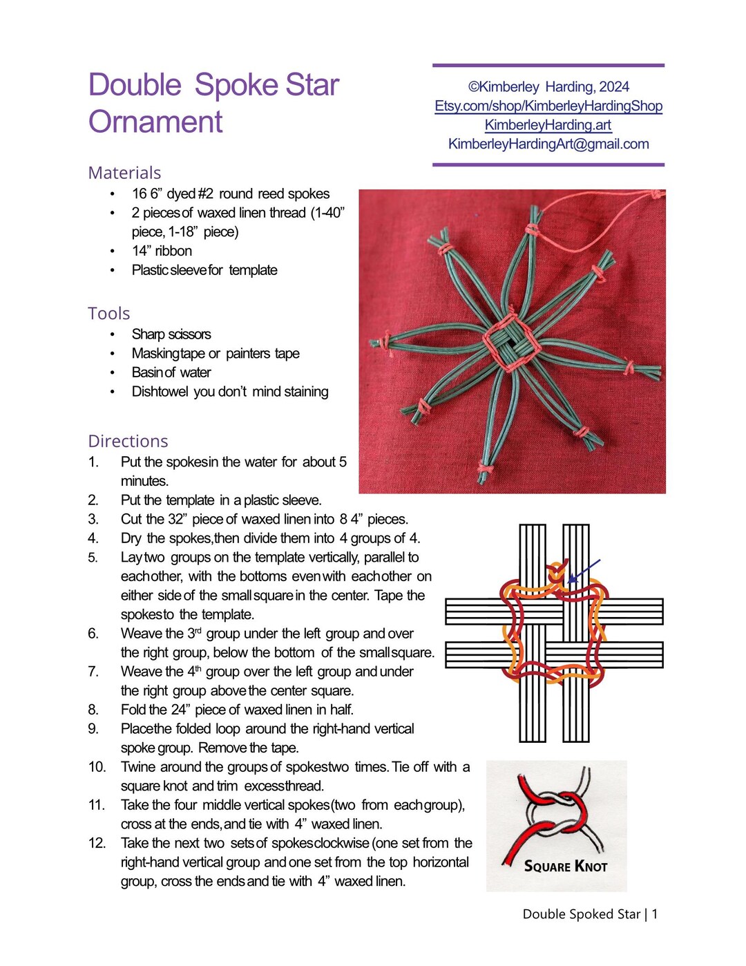 star pattern - 17 how to print two vertical line star... Double Spoked Star Pattern - Etsy