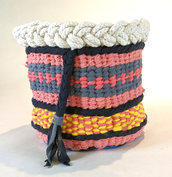 Colour Tee Shirt Yarn Projects UV Stripes T-Shirt Scarf Weaving