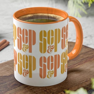 Taza retro de agencia de publicidad, divertida taza de café para la oficina, regalo para director creativo
