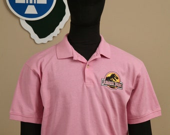 Jurassic Park Jeep Fahrer Poloshirt