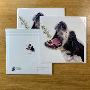 Daisy - Grußkarte von Matt Hunter Artist - Spaniel