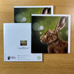 Hase - Greetings Card von Matt Hunter Artist