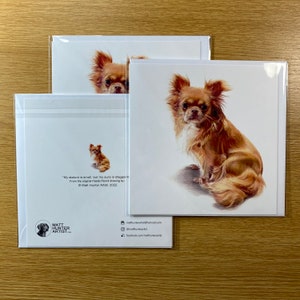 Chihahua - Carte de voeux par l'artiste Matt Hunter