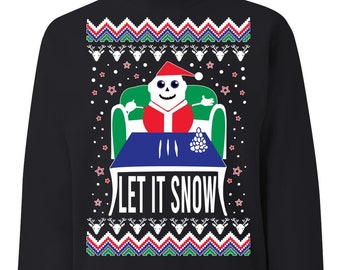 let it snow banned sweater