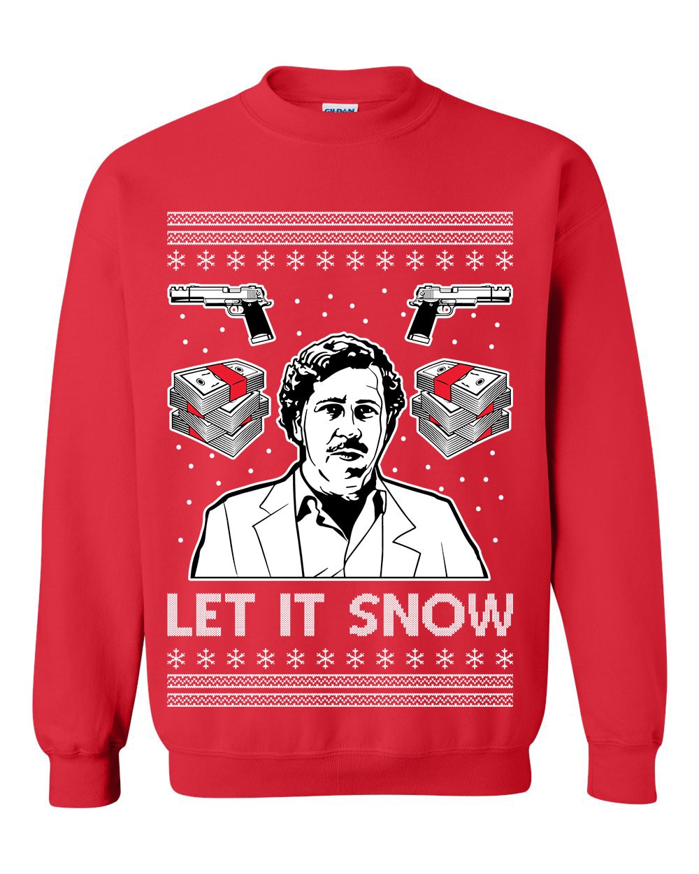 Discover Let It Snow Narcos Ugly Christmas Sweater