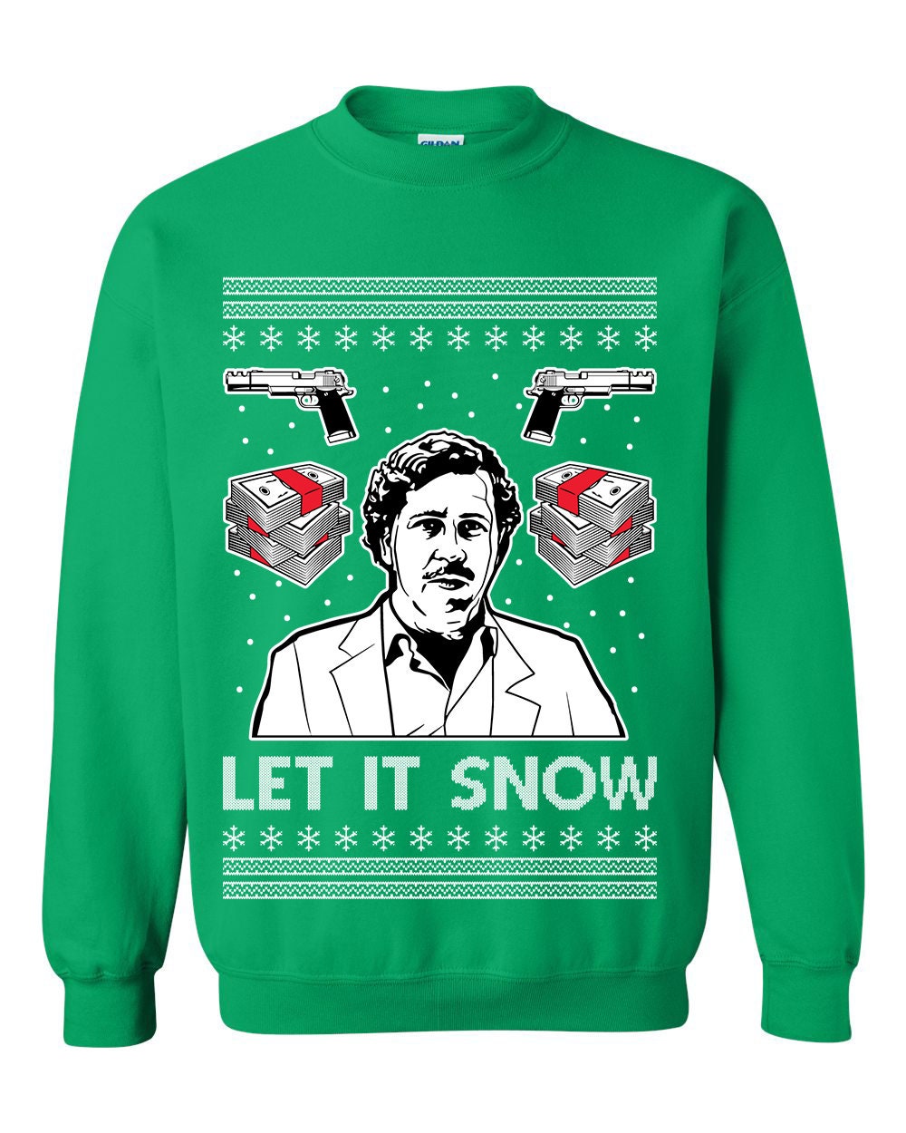 Discover Let It Snow Narcos Ugly Christmas Sweater