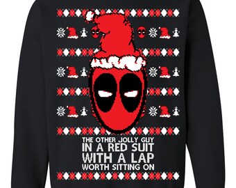 Oncoast Funny Deadpool Ugly Christmas Sweater - Etsy