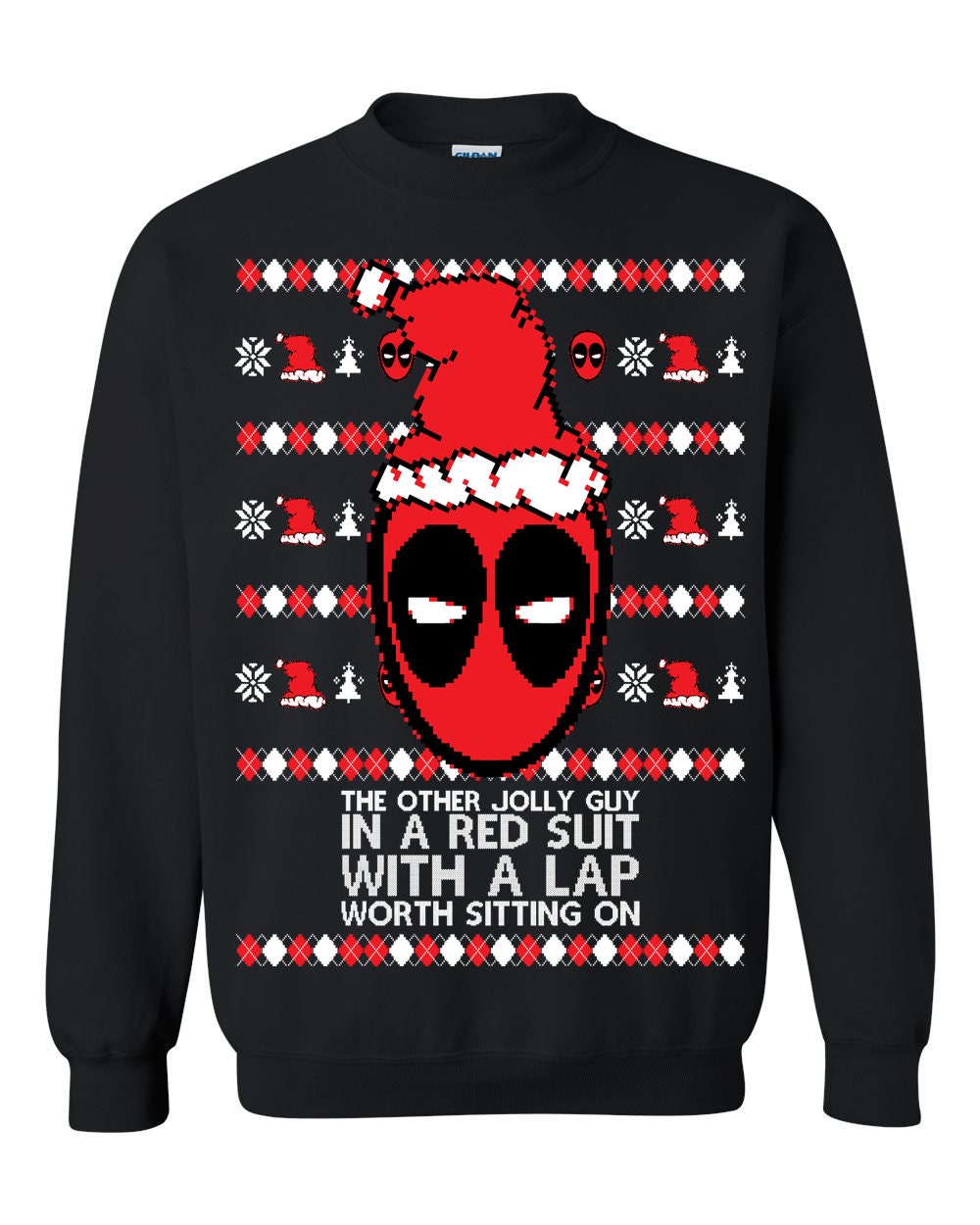 deadpool xmas sweater