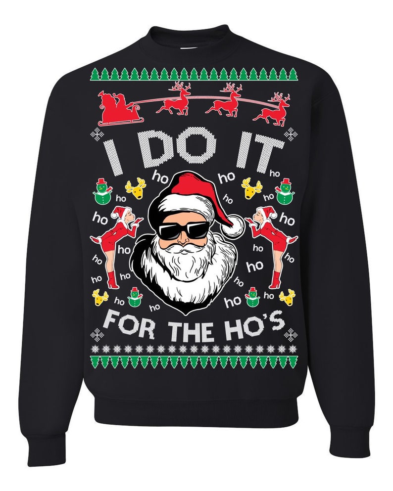 OnCoast I Do It For The Ho's Ugly Christmas Sweater | Etsy