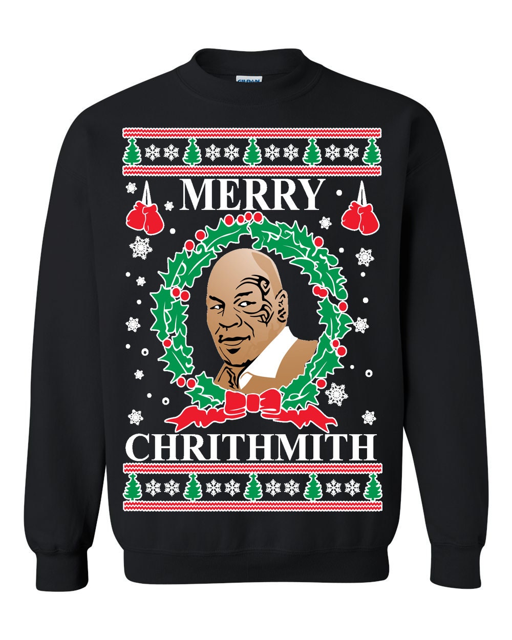 mike tyson christmas shirt