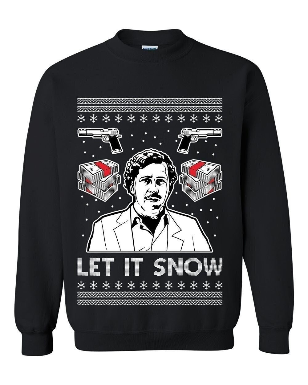 Discover Let It Snow Narcos Ugly Christmas Sweater