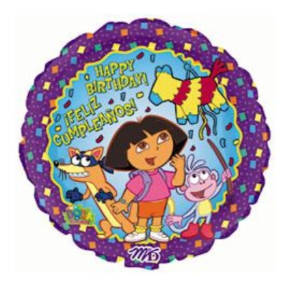 Dora Lexplorateur Bottes Chipeur Joyeux Anniversaire Feliz Etsy