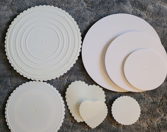Large Assortment of Wilton Cake Plates and Dividers
