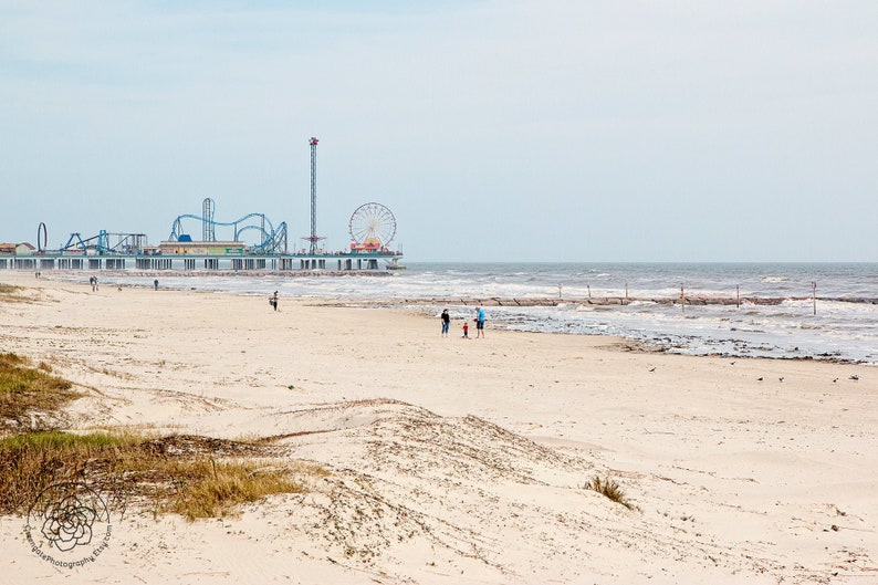 Boardwalk Photo Print Galveston Island Texas Gulf of Etsy