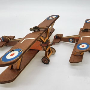 Sopwith Camel Biplane Card