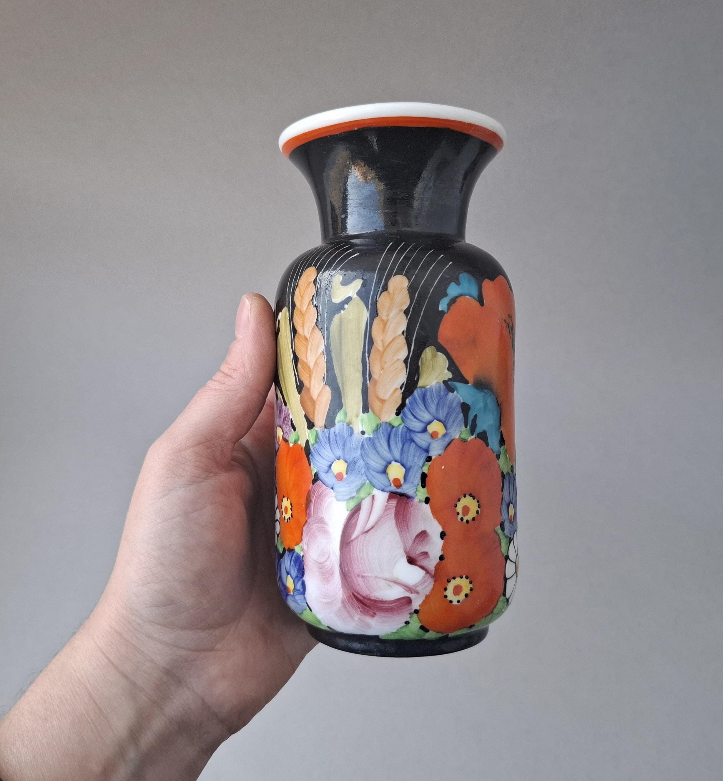 1950年　貴重品　アメリカ　アンティーク　花瓶　陶器　ヴィンテージ　レトロ 1950年 貴重品 アメリカ アンティーク 花瓶 陶器 ヴィンテージ