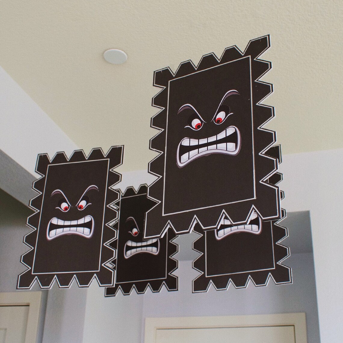Printable Thwomp Face Printable Thwomp Face