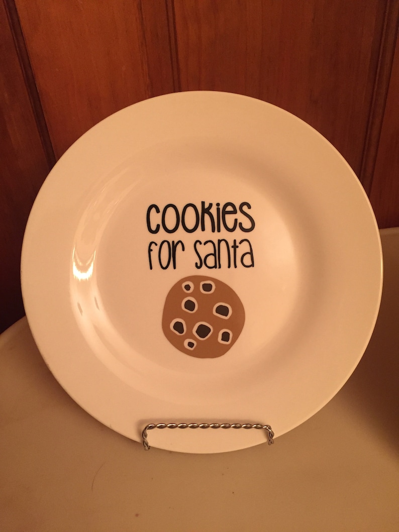 Santa Christmas Eve Cookies and Milk Set