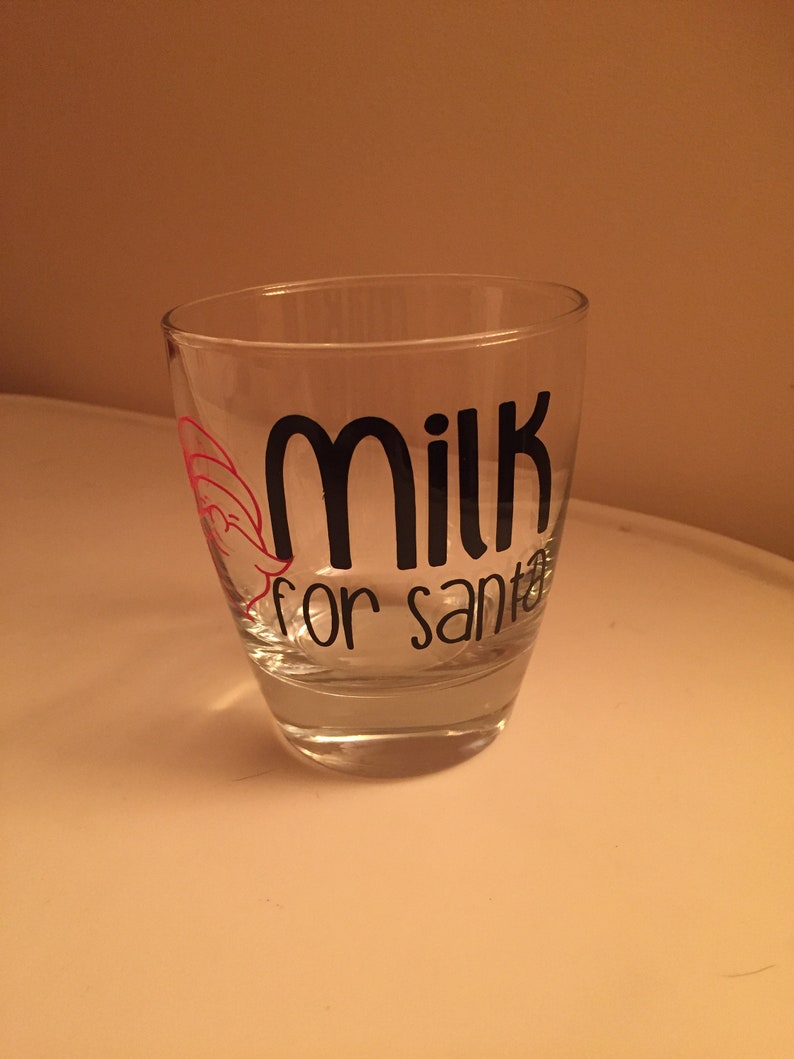 Santa Christmas Eve Cookies and Milk Set