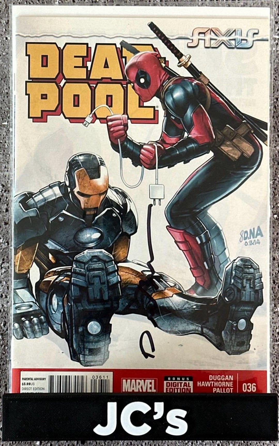 Deadpool 36 Axis Cover-a Regular Edition 2014 Signed by David Nakayama ...