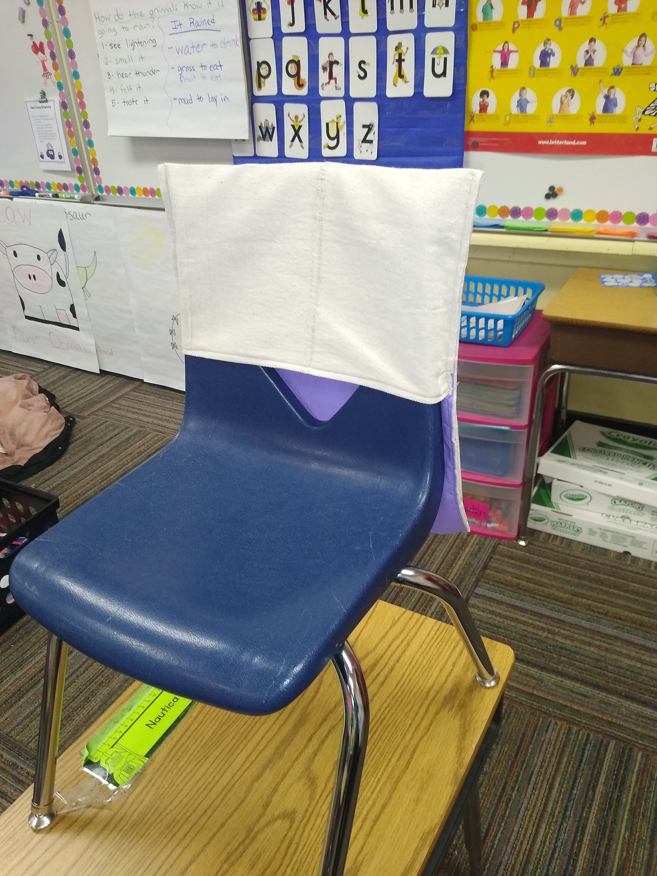 Classroom Chair Pockets Set Etsy