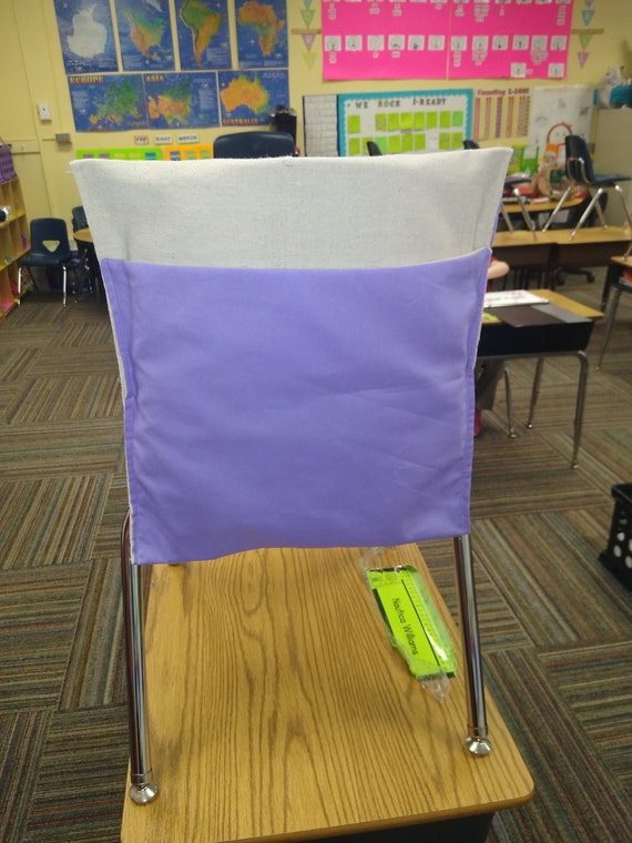 Classroom Chair Pockets Set Etsy