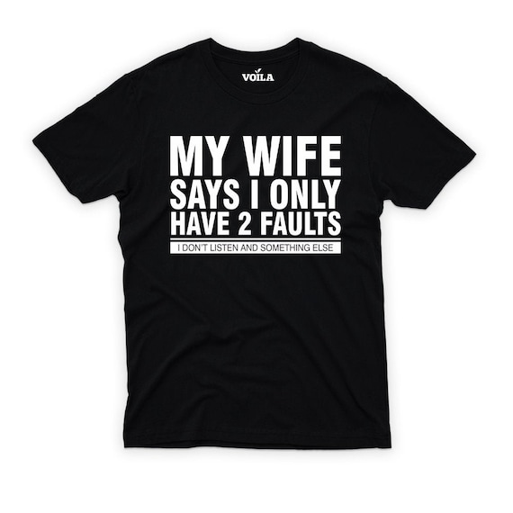 Funny Husband TShirt For Men Funny Husband Shirts From Wife Etsy