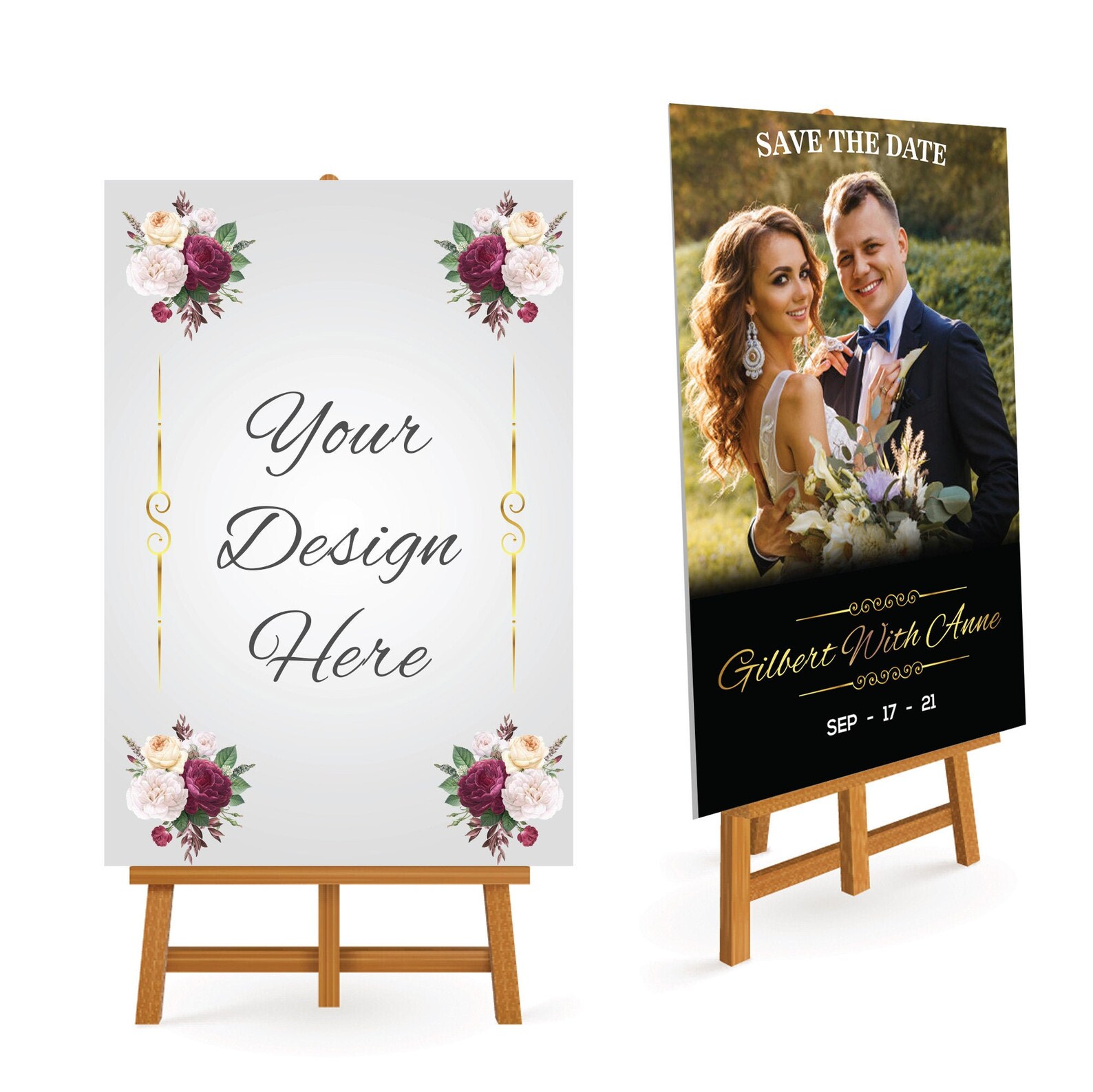 Custom Wedding Foam Board Poster Sign Wedding & Event Custom Etsy