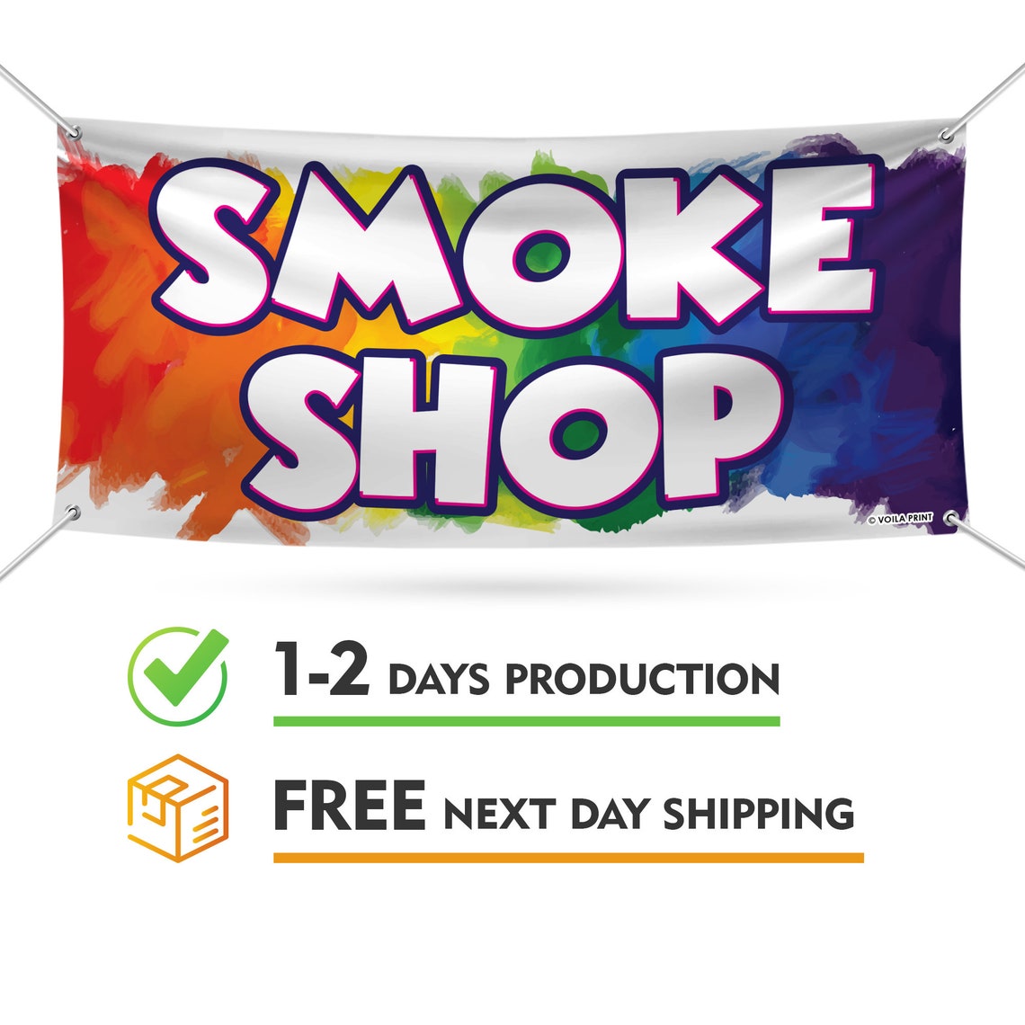 Smoke Shop Banner Sign 13 oz Heavy Duty Waterproof Smoke | Etsy