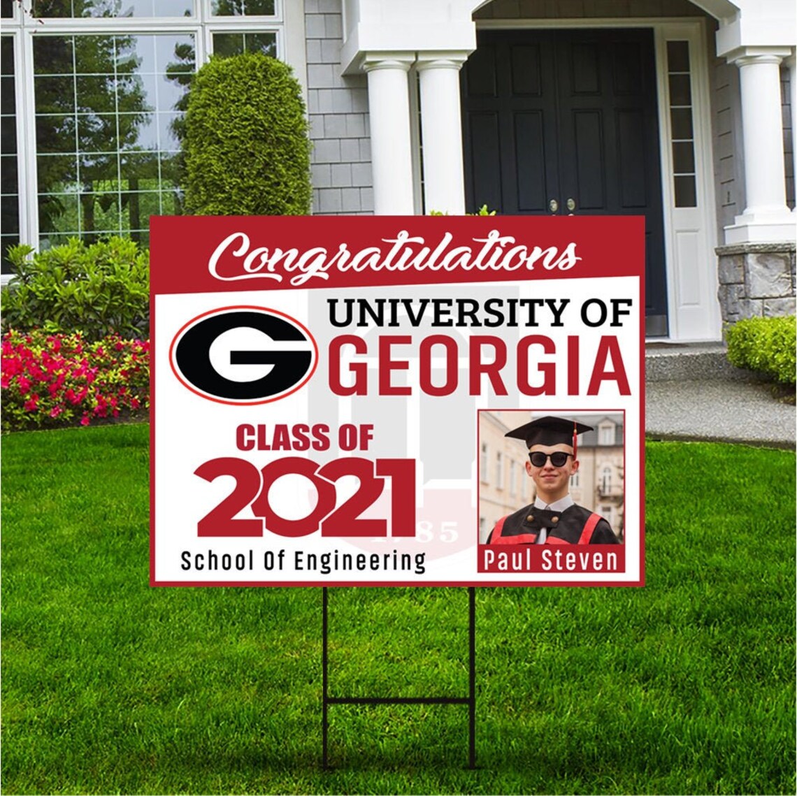 Personalized University of Class of 2021 Yard Sign Etsy