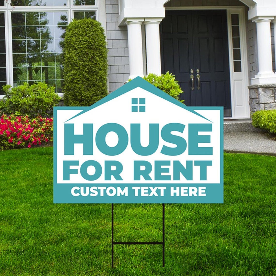 House for Rent Yard Sign Personalized 24 x 18 Etsy