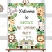 Two Cool Birthday Welcome Sign Boys 2nd Birthday Welcome Sign Two Cool ...