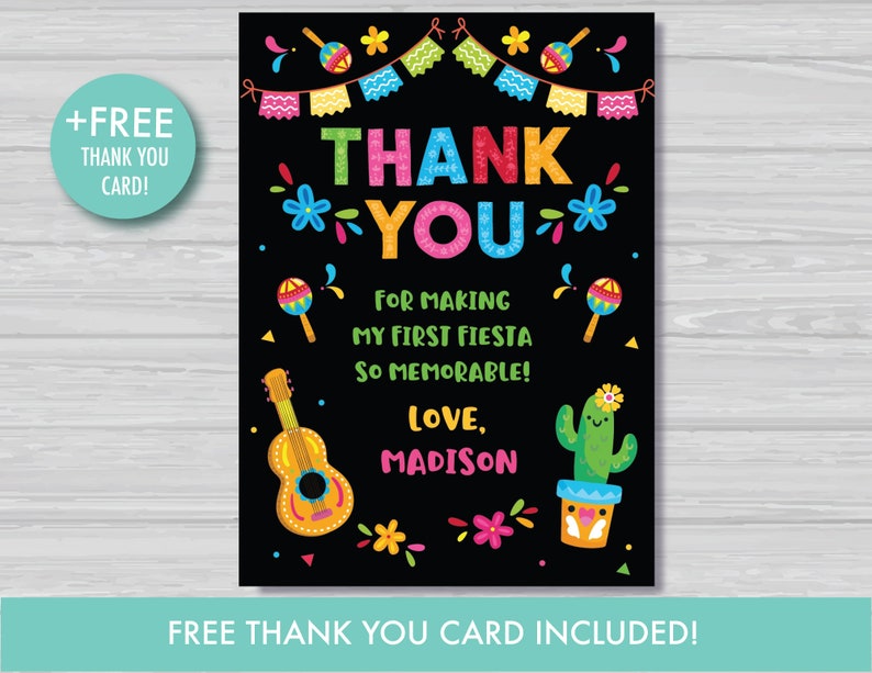 Fiesta Birthday Invitation Cactus Mexican Fiesta Invitation Let's Fiesta Birthday Invite Girl's Fiesta Birthday Editable Instant Download M2 image 3