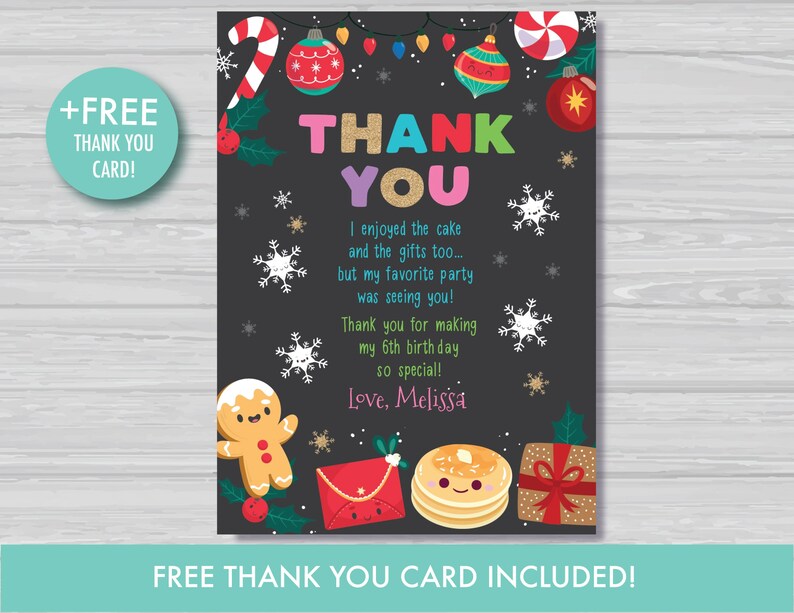 Christmas Pancakes and Pajamas Birthday Invitation Holiday Brunch Birthday Invite Black and Red Christmas Editable Instant Download PJ1