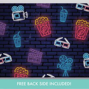 Movie Night Birthday Invitation Backyard Movie Night Party Invitation Slumber Party Movie Under The Stars Editable Instant Download MN1 image 3