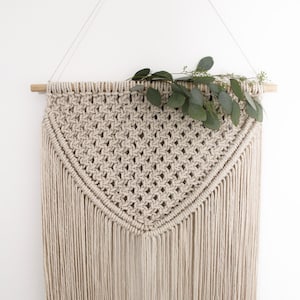 Large macrame wall hanging