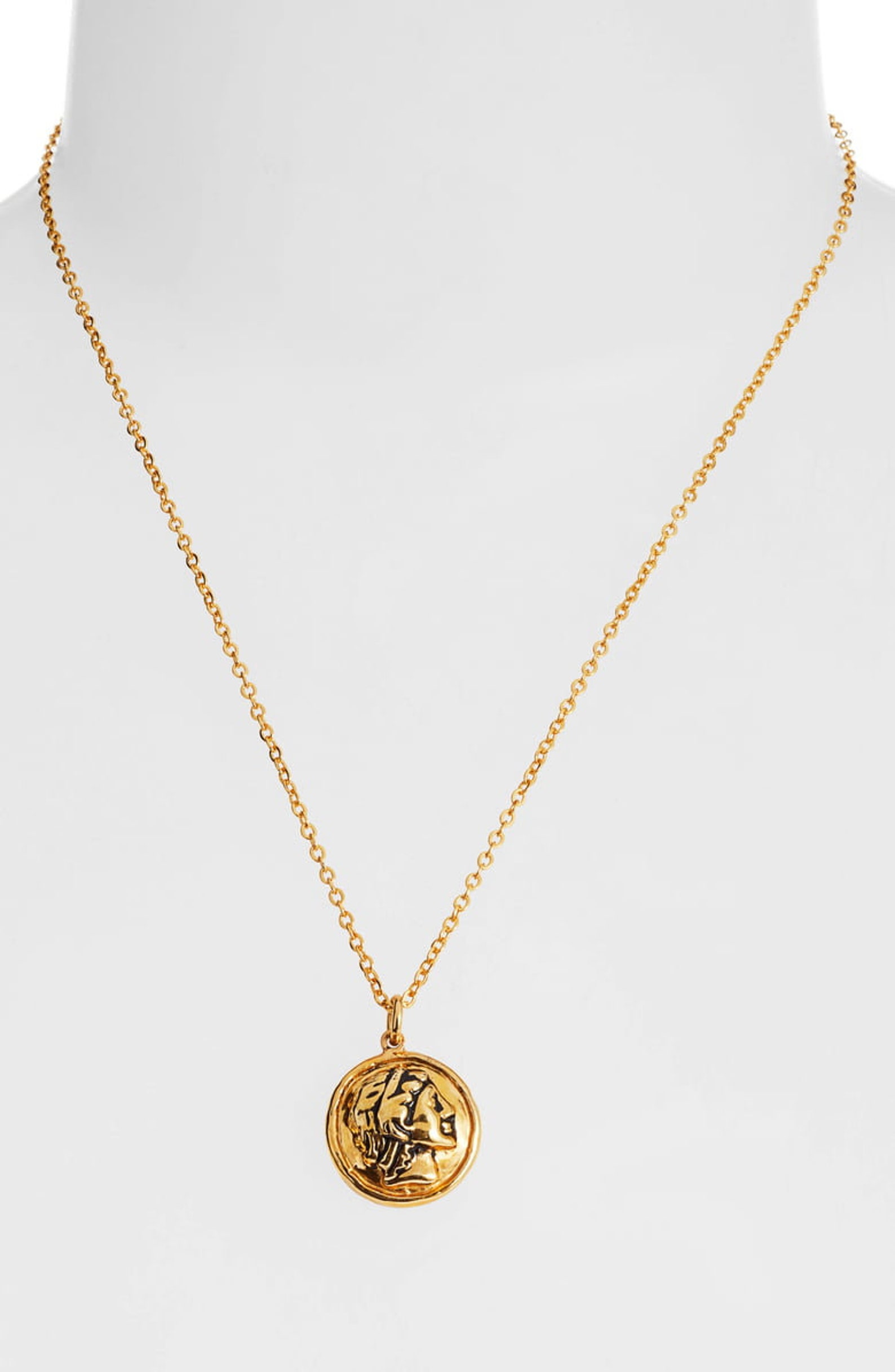 Julius Caesar Pendant Necklace for Women Statement Gold Roman | Etsy