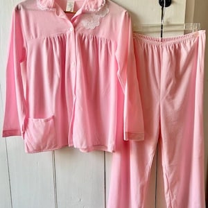 Vintage pink pajama set size 36 M/L