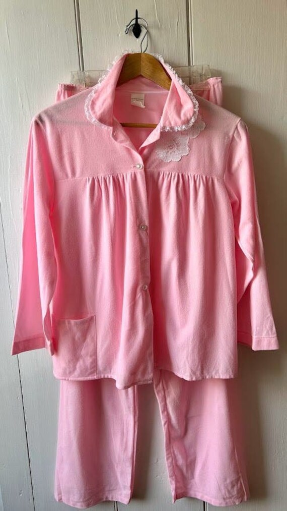 Vintage pink pajama set size 36 M/L - image 2