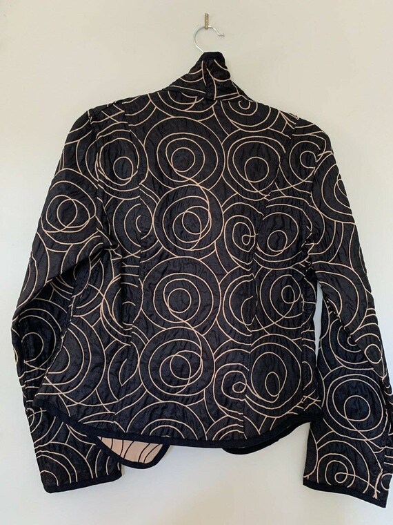 Vintage Trimdin reversible quilted jacket art med… - image 3