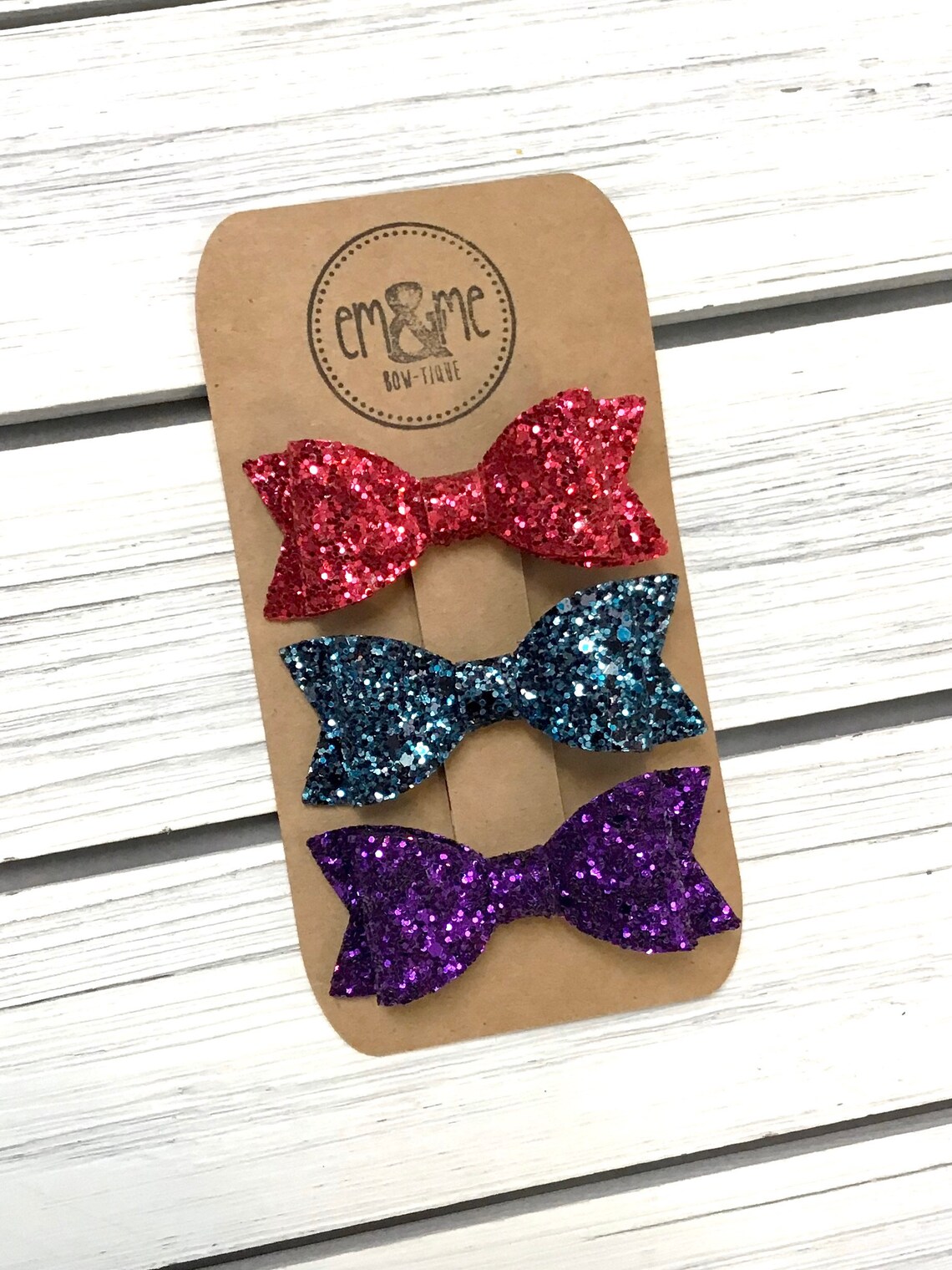 Purple Small Bow Clip main image 0